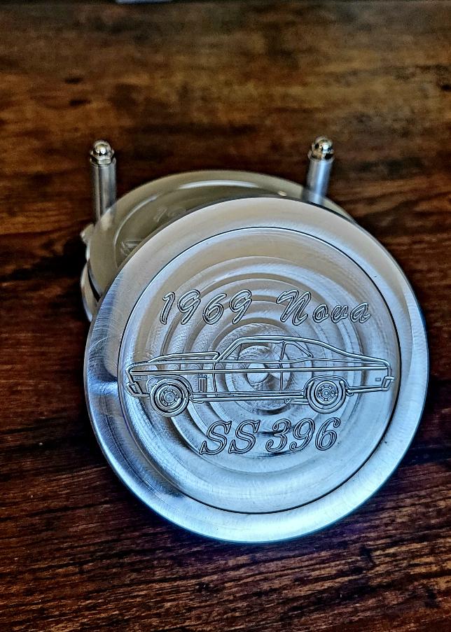 1969 Nova SS 396 Drink Coaster Set
