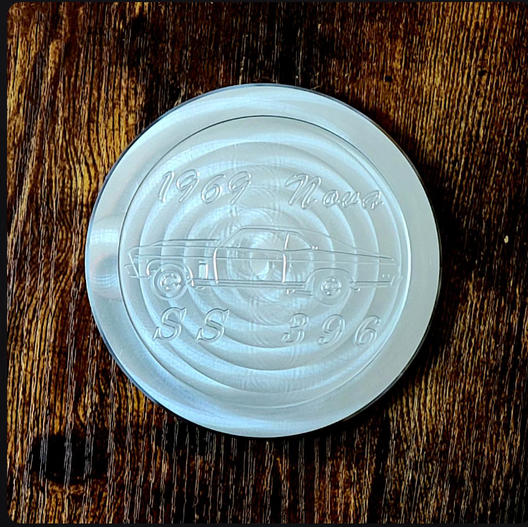 1969 Nova SS 396 Drink Coaster Set