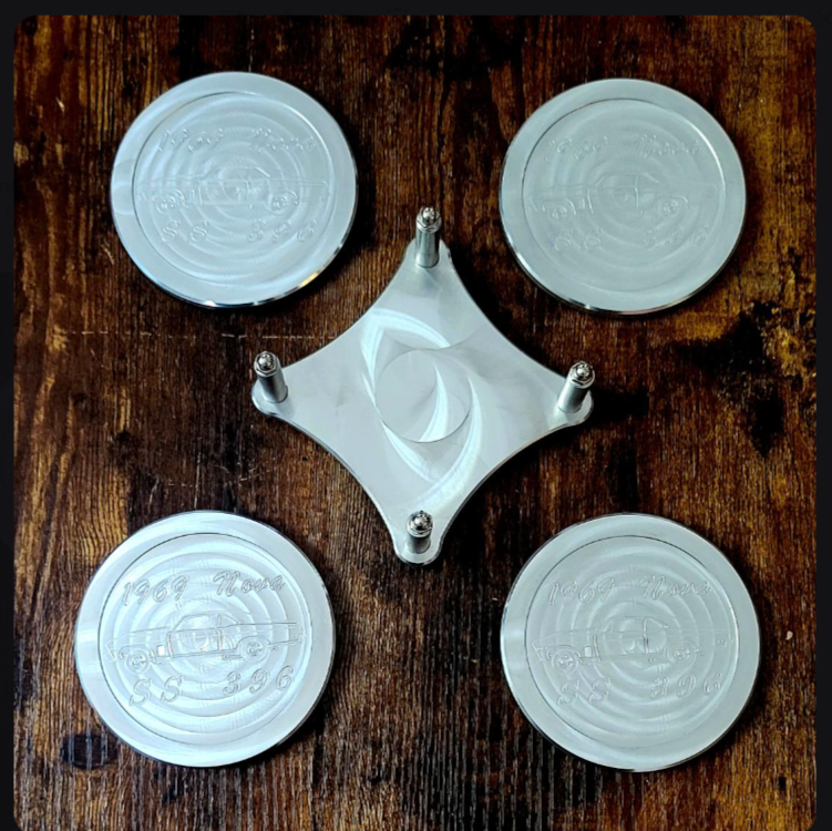 1969 Nova SS 396 Drink Coaster Set