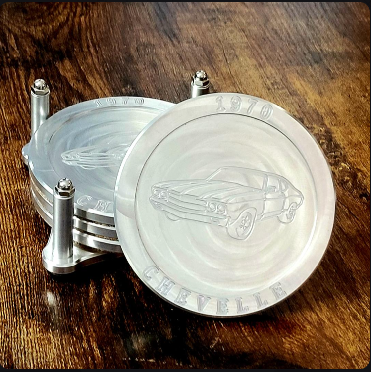 1970 Chevelle Drink Coaster Set