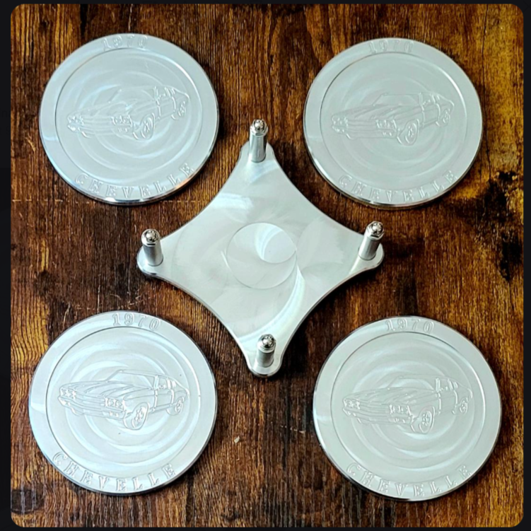 1970 Chevelle Drink Coaster Set
