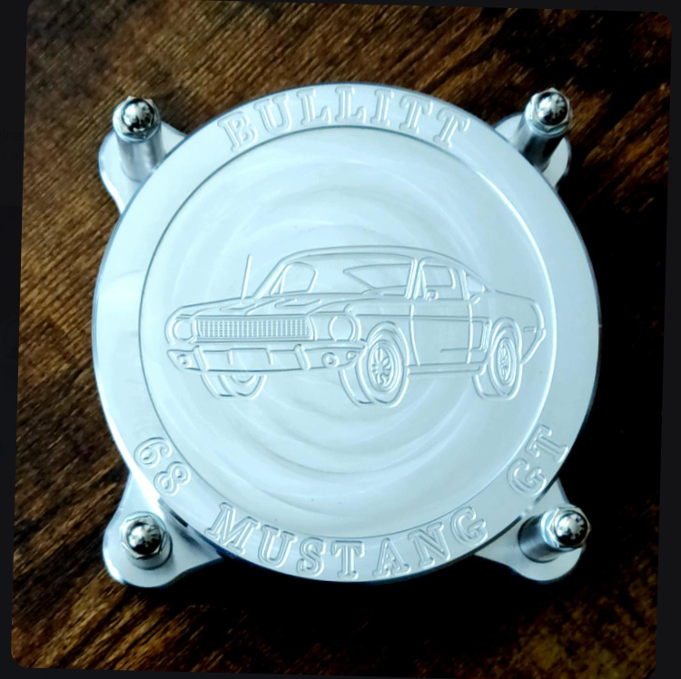 68 Mustang Bullitt Drink Coaster set
