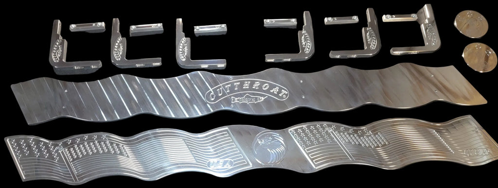 American Flag Running Boards