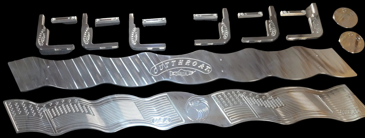 American Flag Running Boards