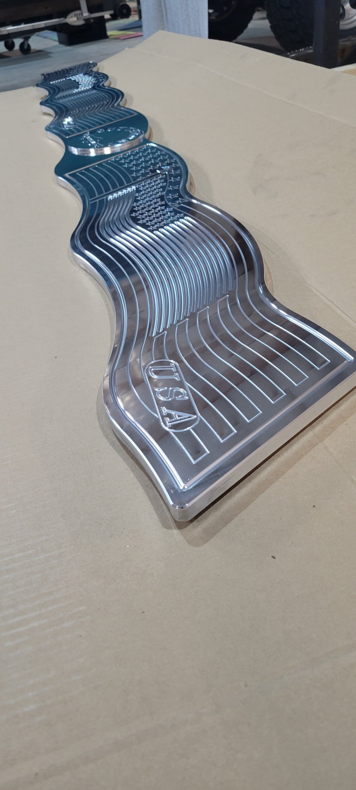 American Flag Running Boards