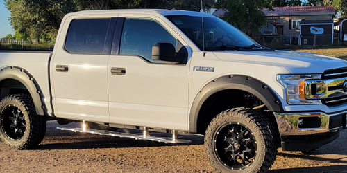 American Flag Running Boards
