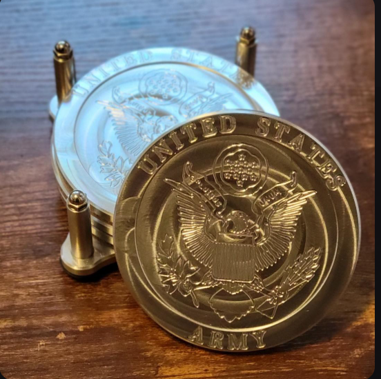 United States Army Premium Drink Coaster Set