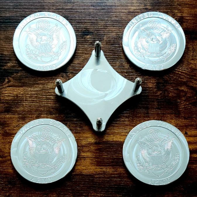United States Army Premium Drink Coaster Set