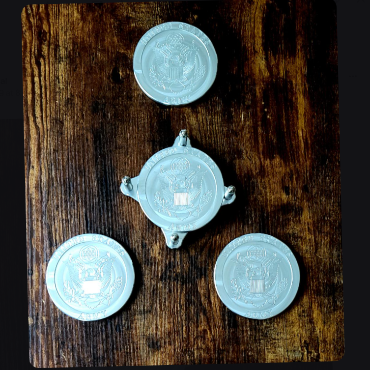 United States Army Premium Drink Coaster Set