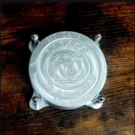 Bad Ass Man Cave Drink Coaster Set