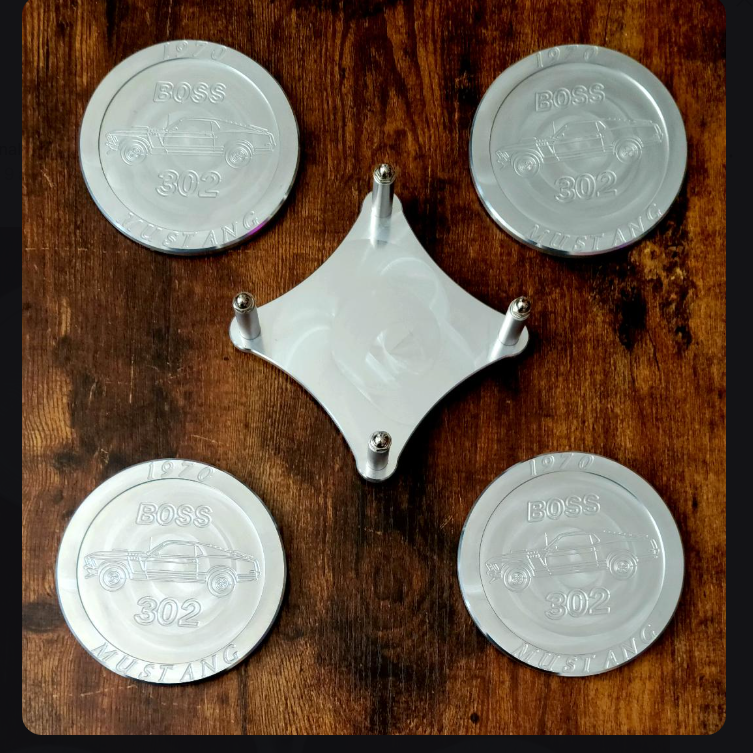 1970 Boss 302 Drink Coaster Set