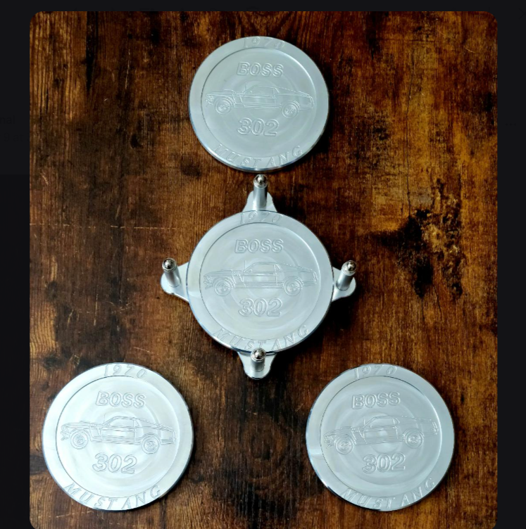 1970 Boss 302 Drink Coaster Set