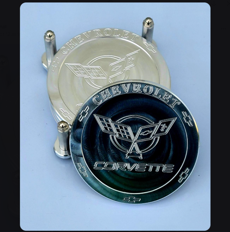 Chevrolet Corvette (Flag Left) Drink Coaster Set