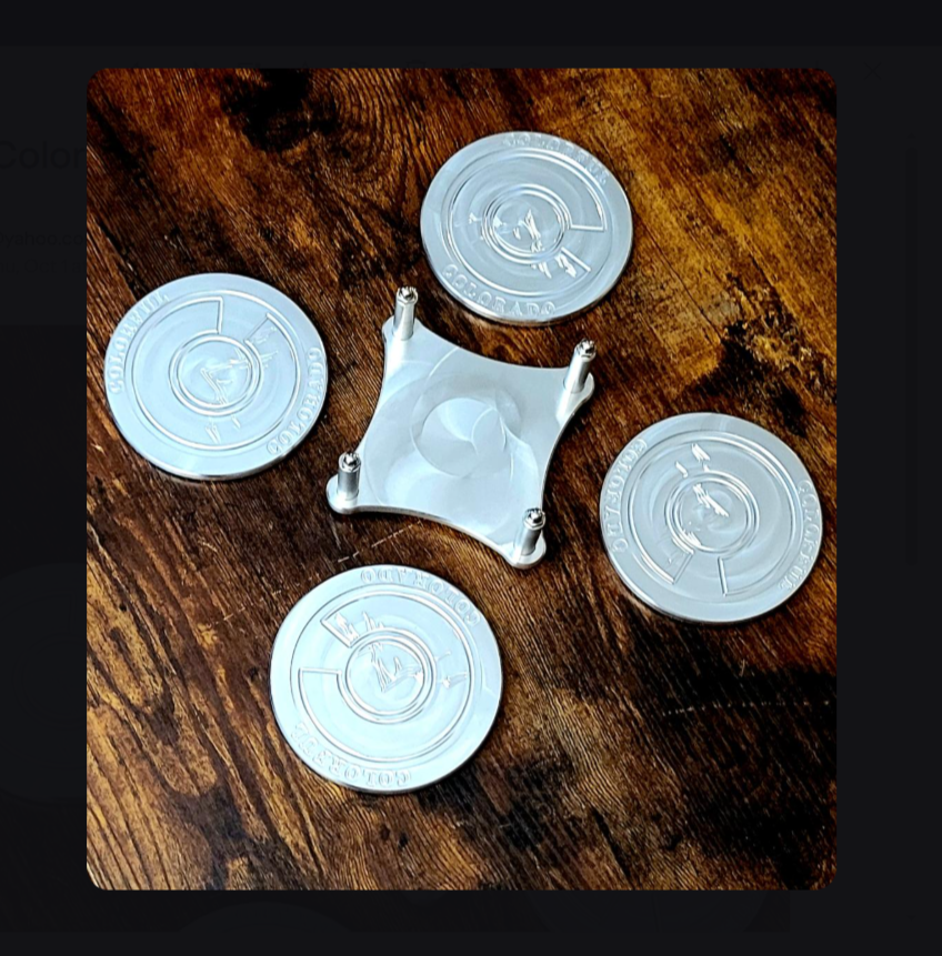 Colorful Colorado Drink Coaster Set
