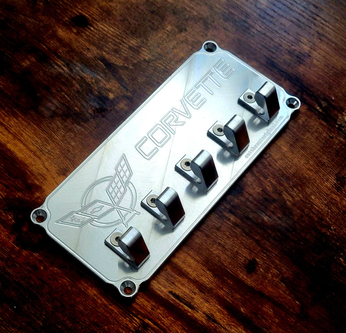 Chevrolet Corvette  Flag Right Keyring Plaque