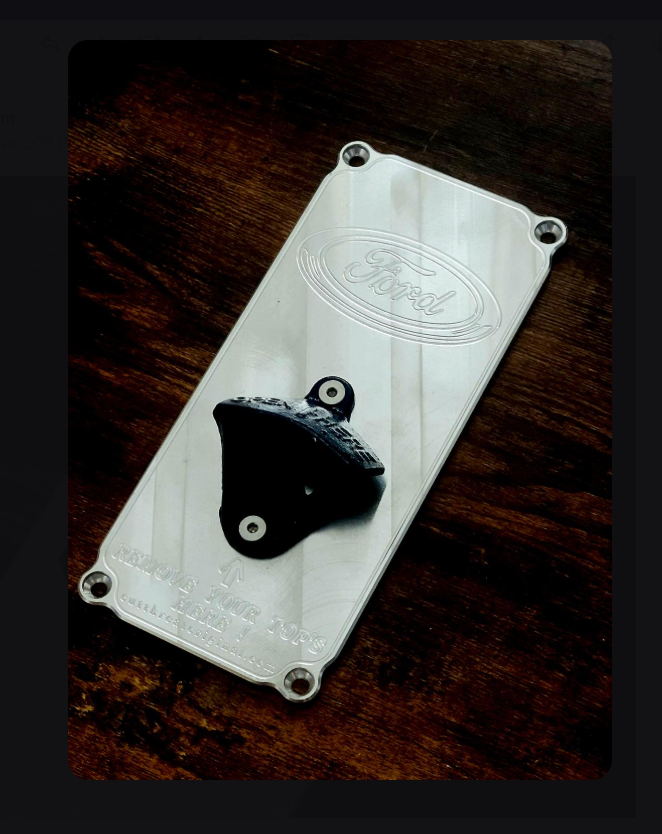 Ford Oval Bottle Opener