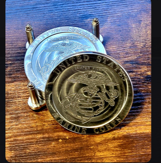 United States Marine Corps Premium Drink Coaster Set
