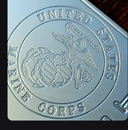United States Marine Corps Keyring Plaque