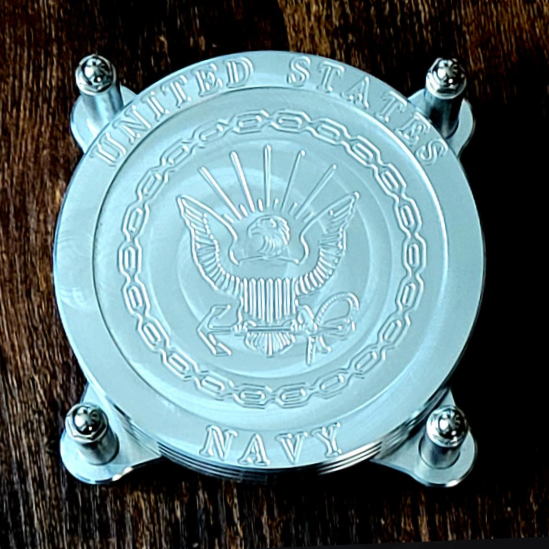United States Navy Premium Drink Coaster Set