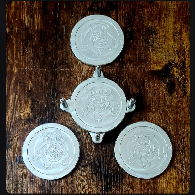 Puppy Dog (Lab) Drink Coaster Set