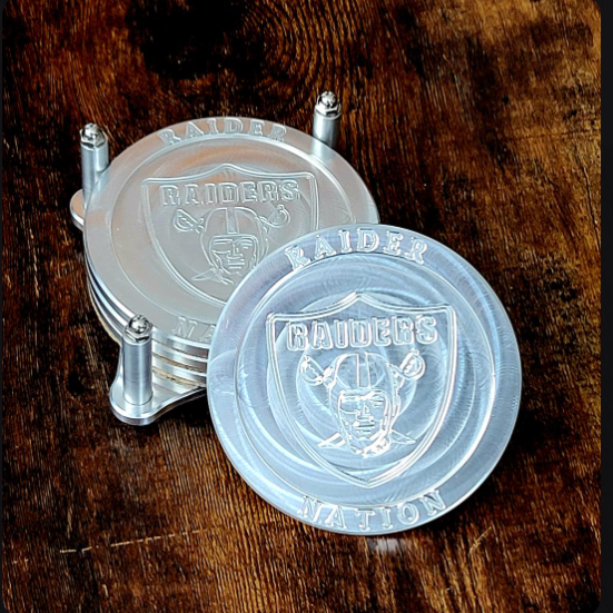 Raiders Drink Coaster Set
