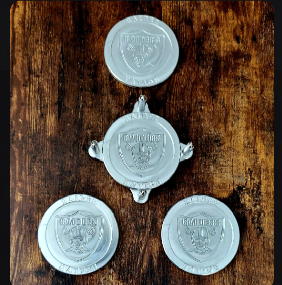 Raiders Drink Coaster Set