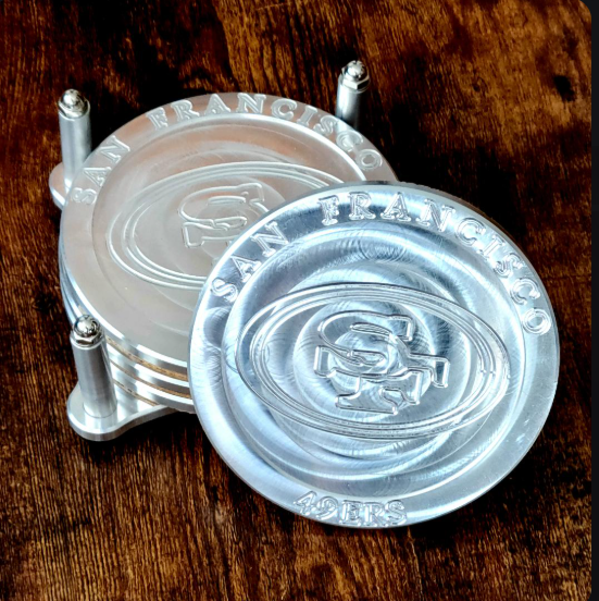 San Francisco 49ers Coaster Set