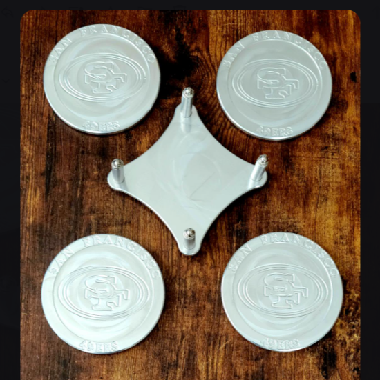 San Francisco 49ers Coaster Set