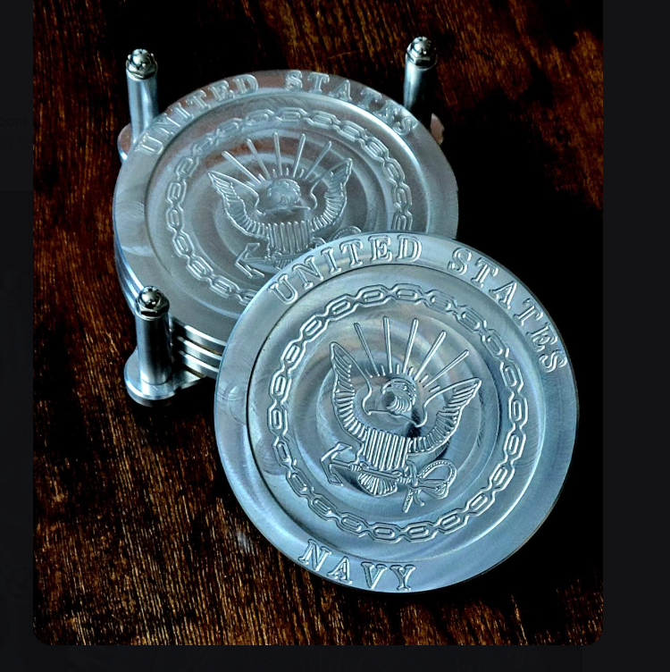 United States Space Force Premium Coaster Set