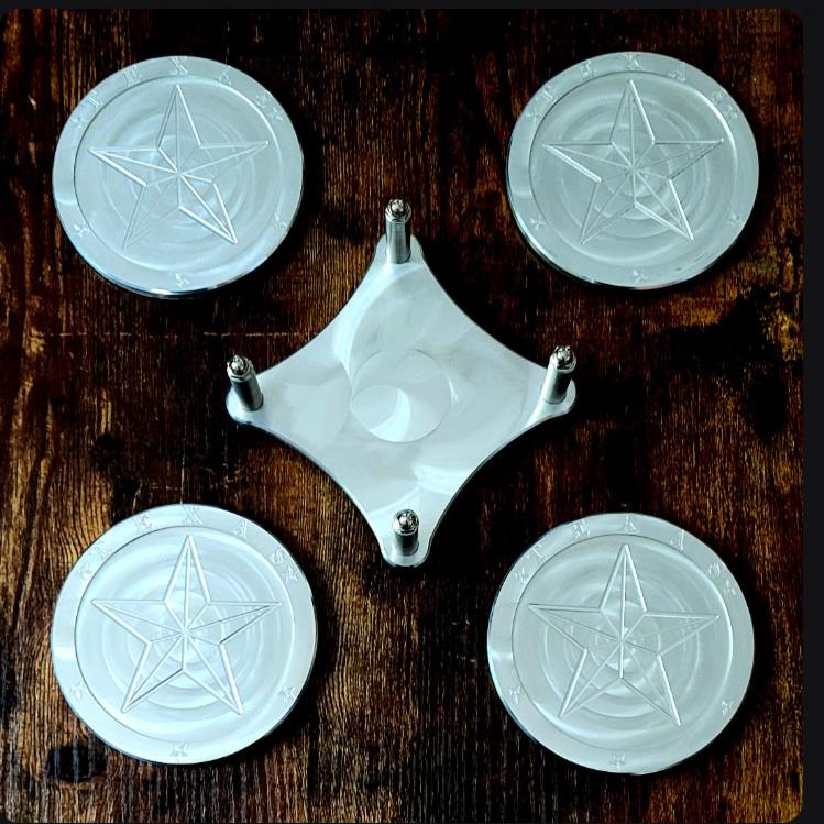Texas Star Drink Coaster Set