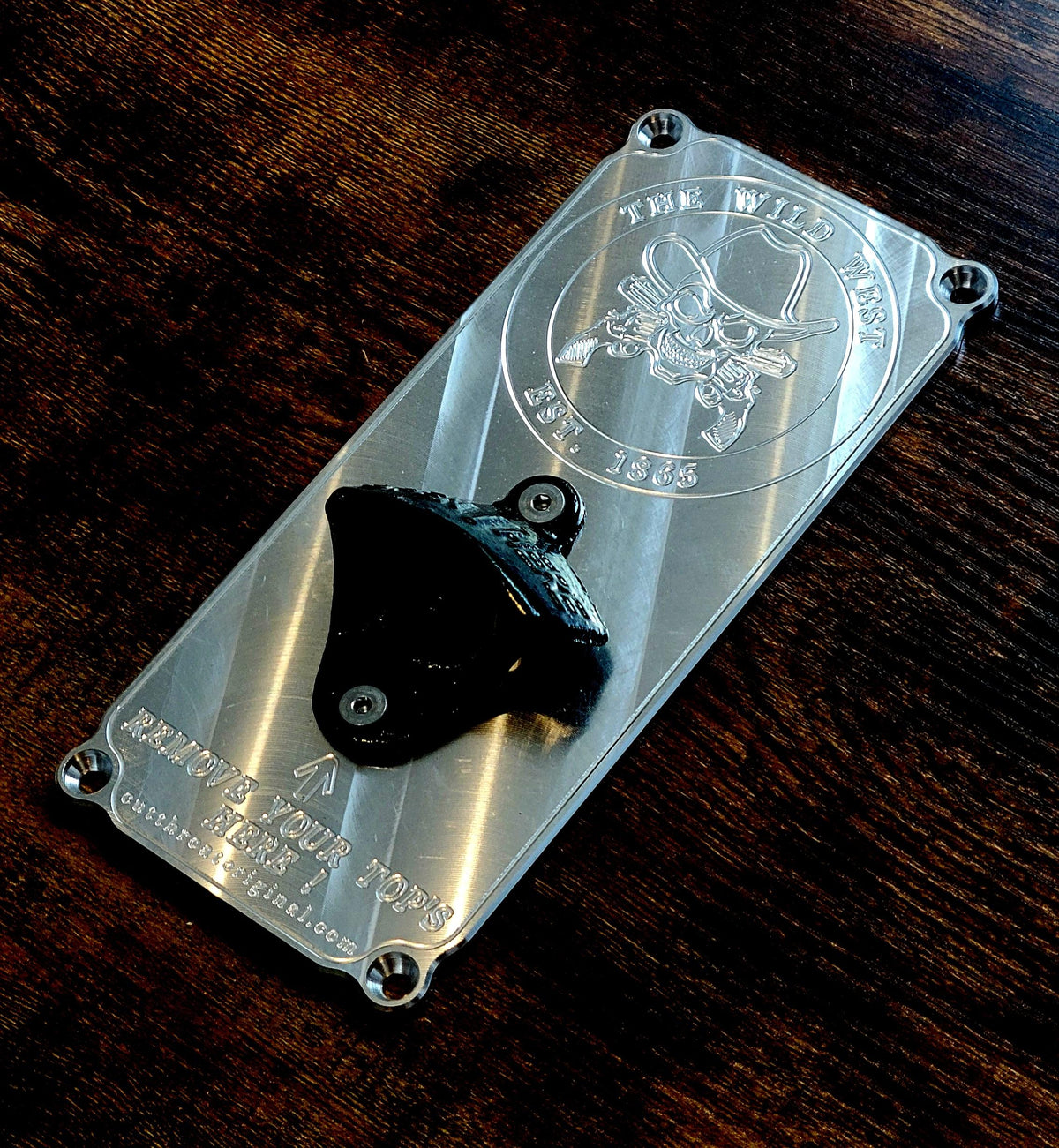Wild West Skull & Cross Guns Bottle Opener